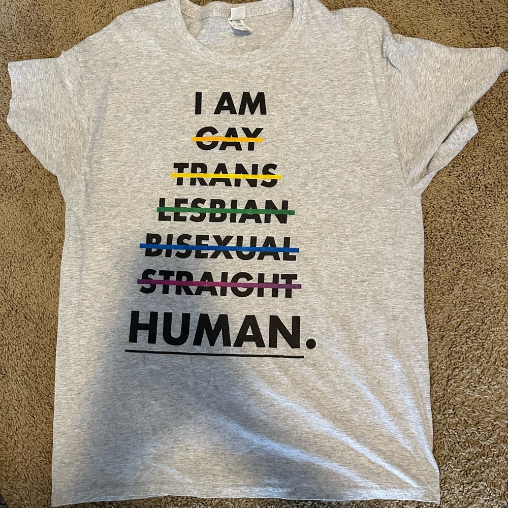 Fruit of the Loom Gray Pride Short Sleeve Tee